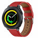 Samsung Gear Sport Leather Strap (Red)