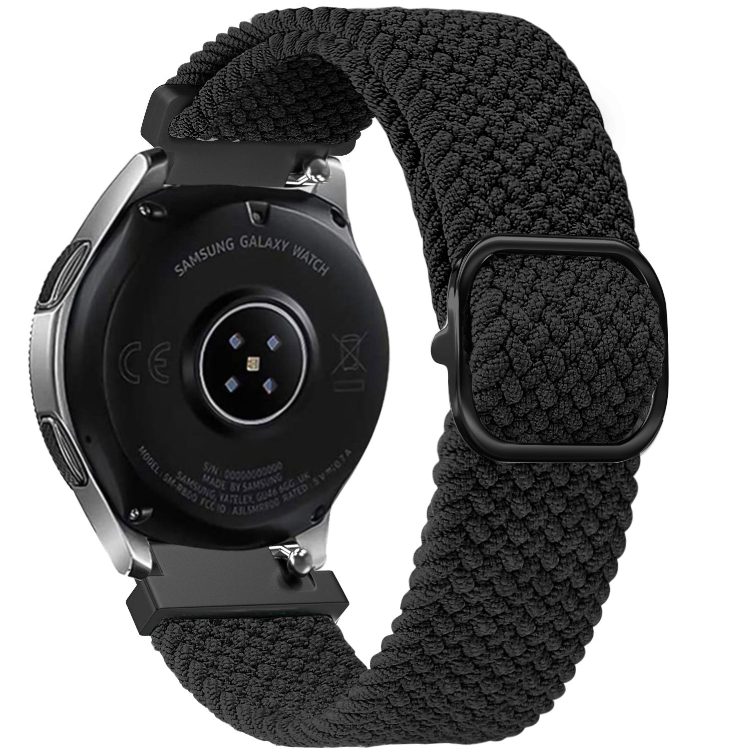 Withings ScanWatch Nova Adjustable Braided Strap (Black)