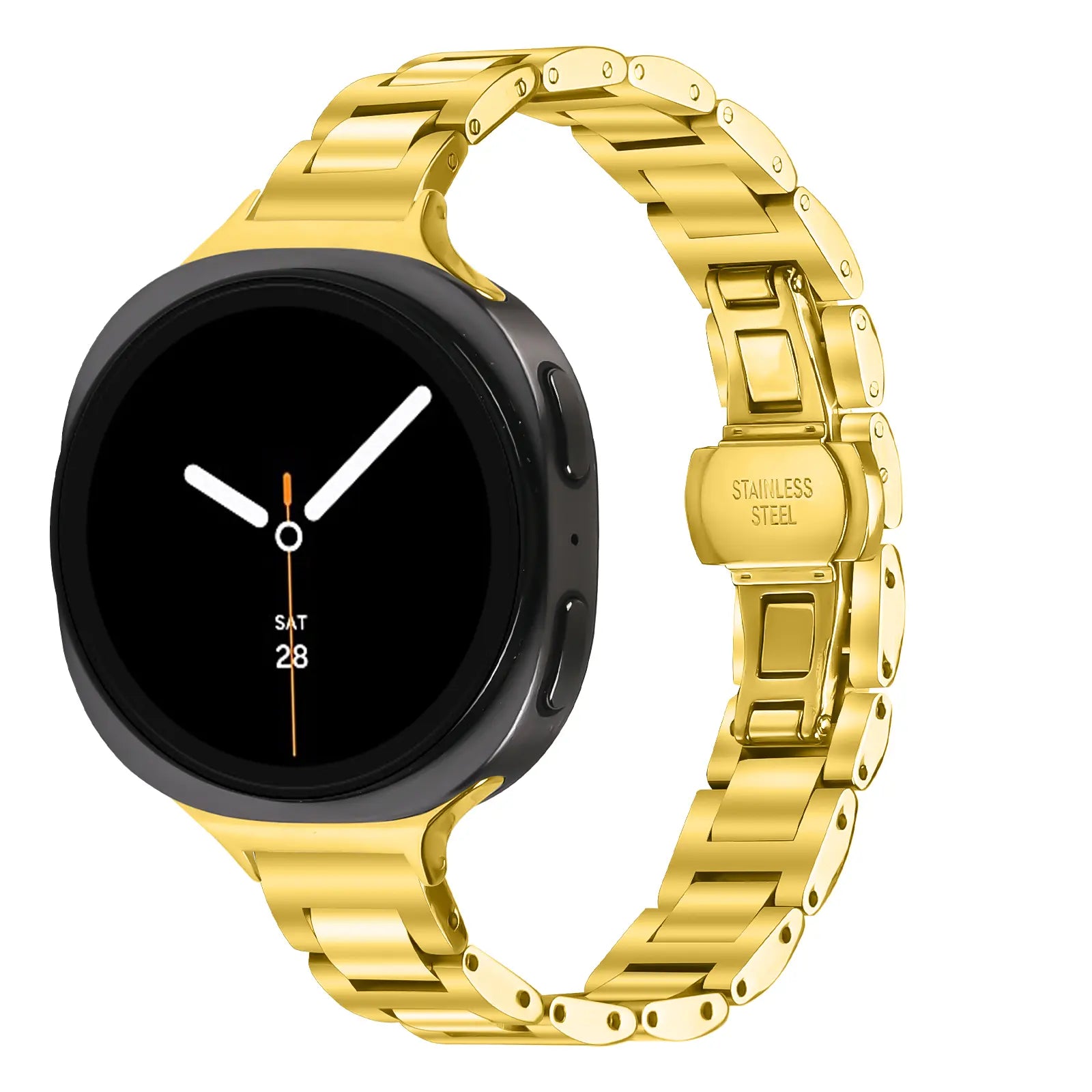 Samsung Galaxy Watch 8 - 40mm Slimfit Steel Strap (Gold)