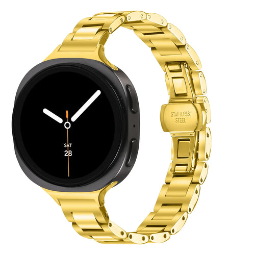 Samsung Galaxy Watch 8 - 44mm Slimfit Steel Strap (Gold)