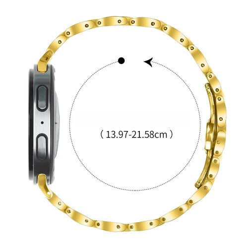 Samsung Galaxy Watch 9 - 44mm Slimfit Steel Strap (Gold)