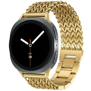 Samsung Galaxy Watch 8 - 44mm Metal Mesh Strap (Gold)
