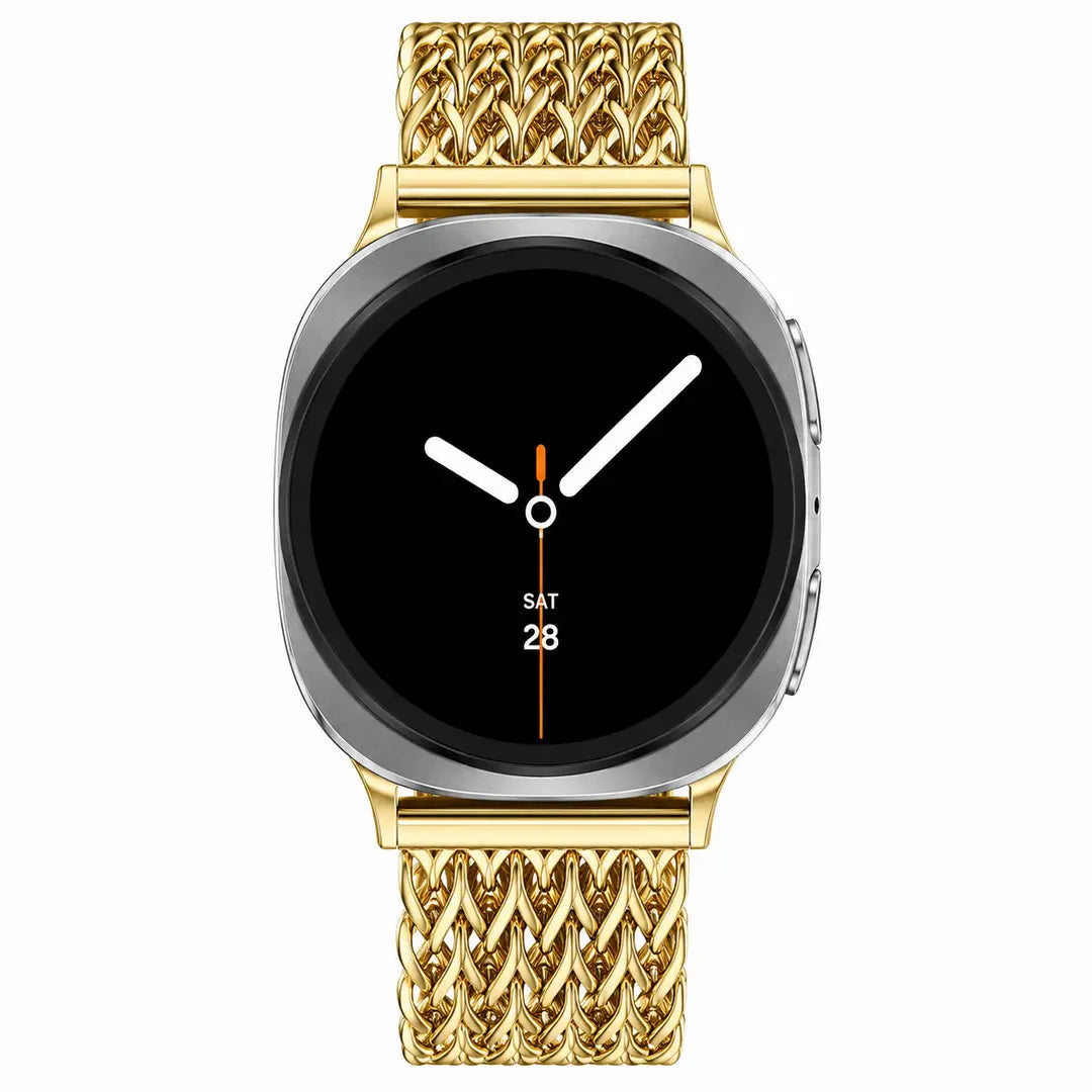Samsung Galaxy Watch 8 - 44mm Metal Mesh Strap (Gold)
