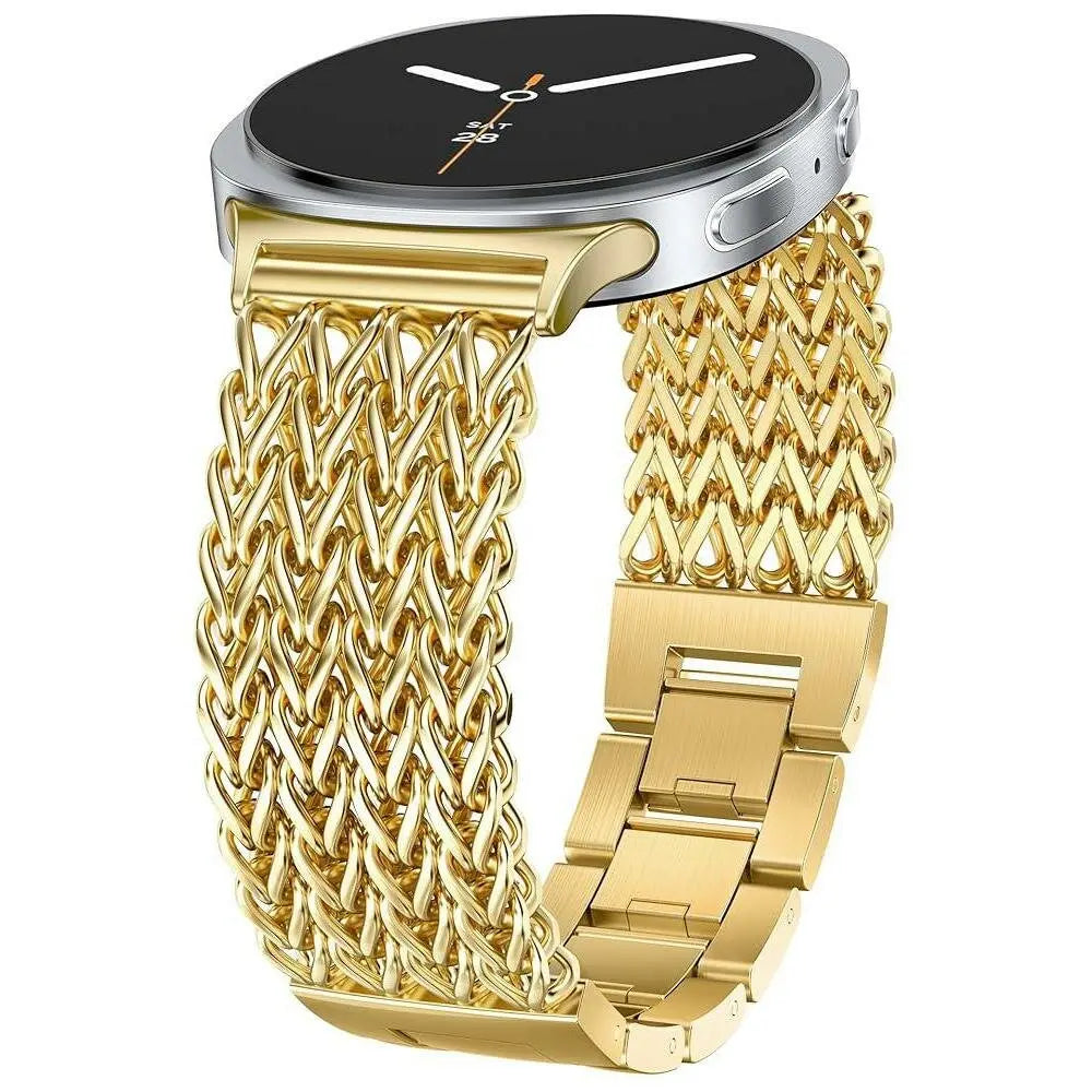 Samsung Galaxy Watch 9 - 44mm Metal Mesh Strap (Gold)