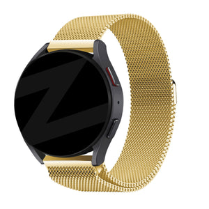 Bandz Garmin Vivomove Trend Milanese Loop Strap (Gold)