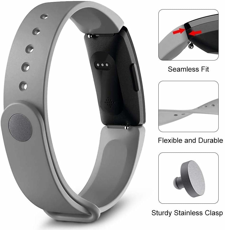 graues-fitbit-inspire-2-armband