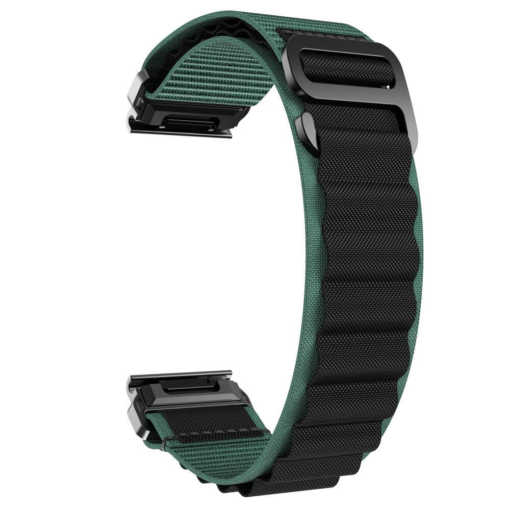 Garmin Instinct Alpine Nylon Strap (Green/Black)