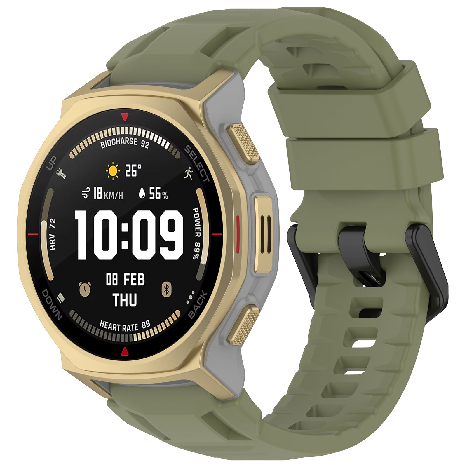 Amazfit T-Rex 3 Pro - 44mm Silicone Strap (Green)