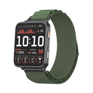 Garmin Venu X1 Alpine Nylon Strap (Green)