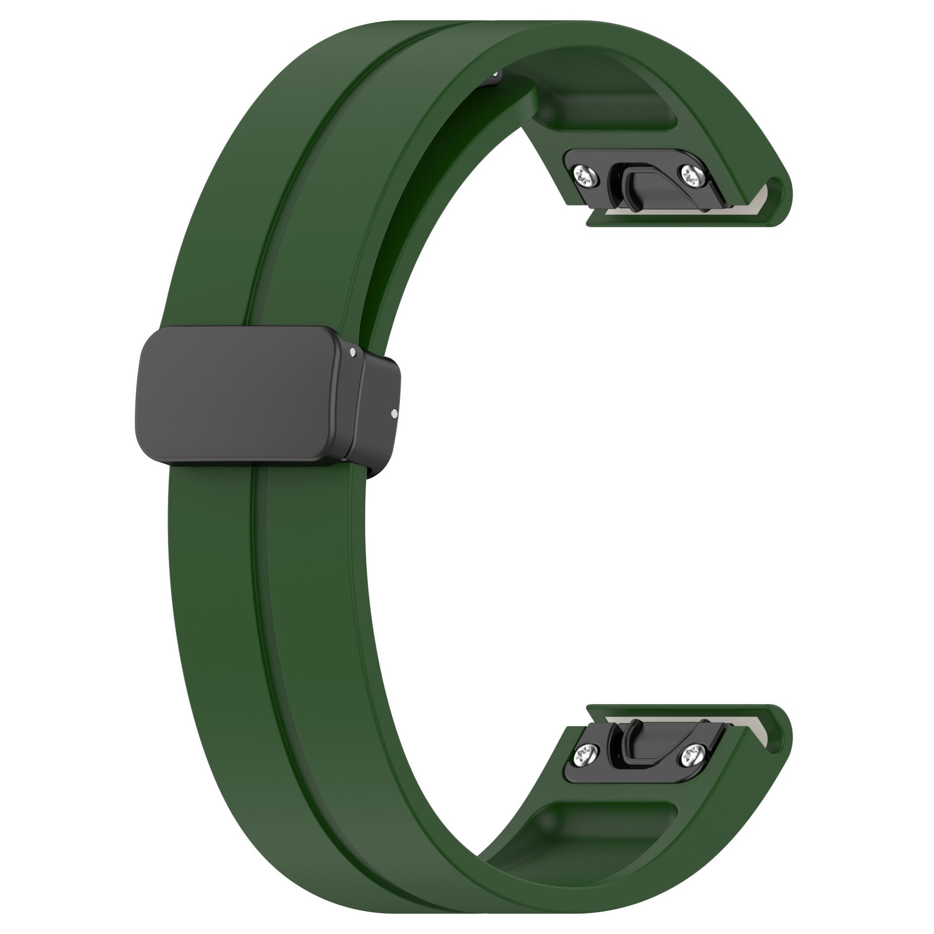 Garmin D2 Charlie D-Buckle Silicone Strap (Army Green)