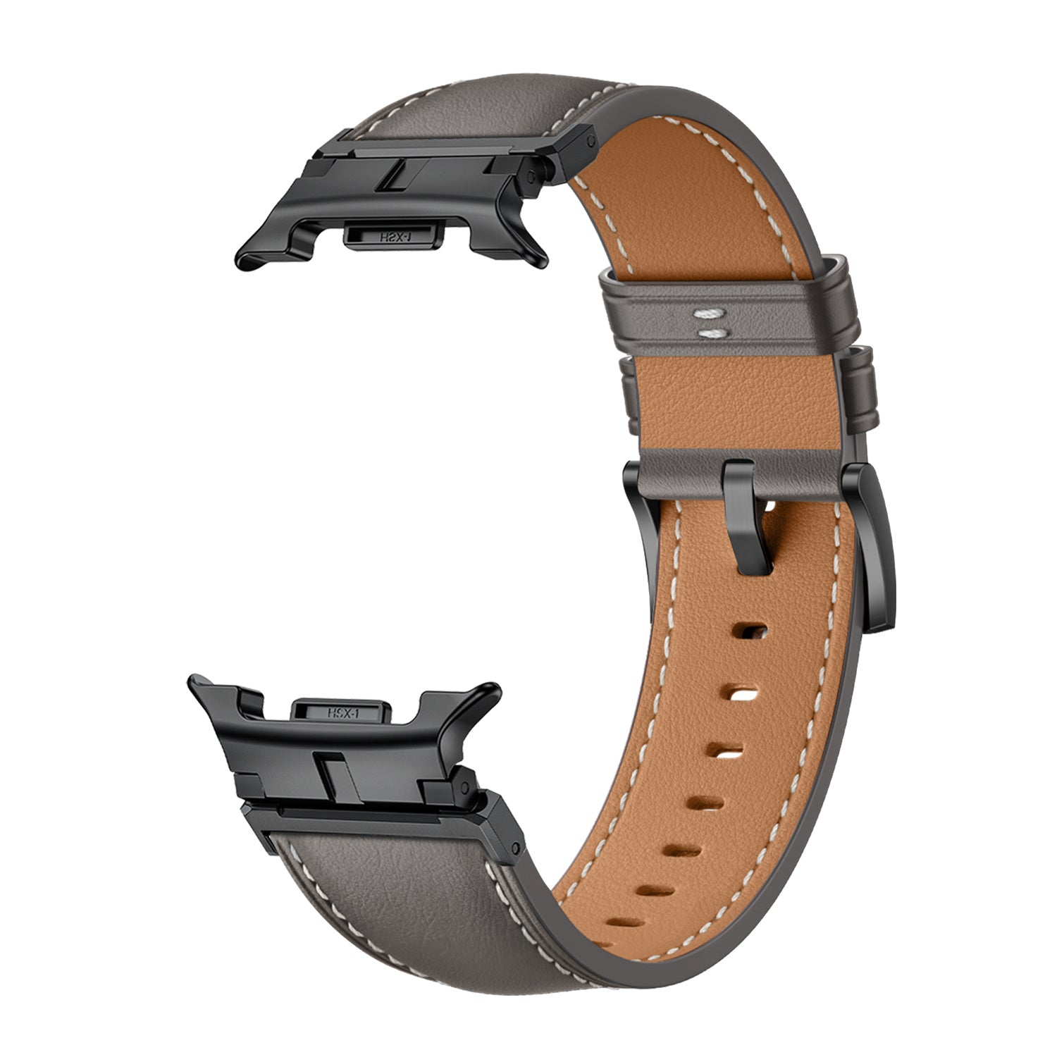 Samsung Galaxy Watch 8 Classic Premium Leather Strap (Grey)