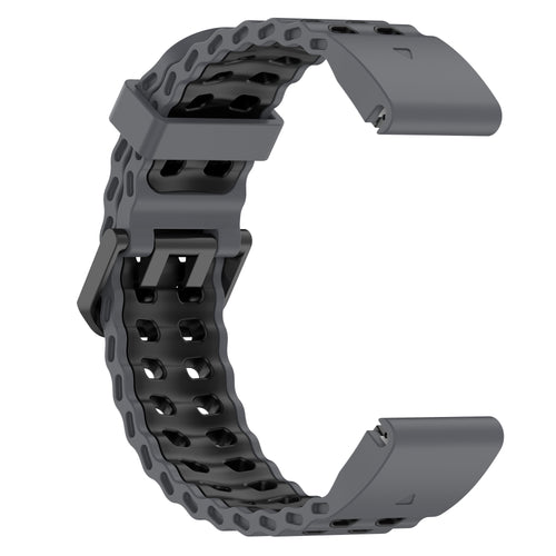 Garmin Instinct 3 - 45mm Wave Sport Strap (Dark Grey/Black)