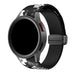 Grey Flower Samsung Galaxy Watch 6 Classic 43mm D-Buckle Strap