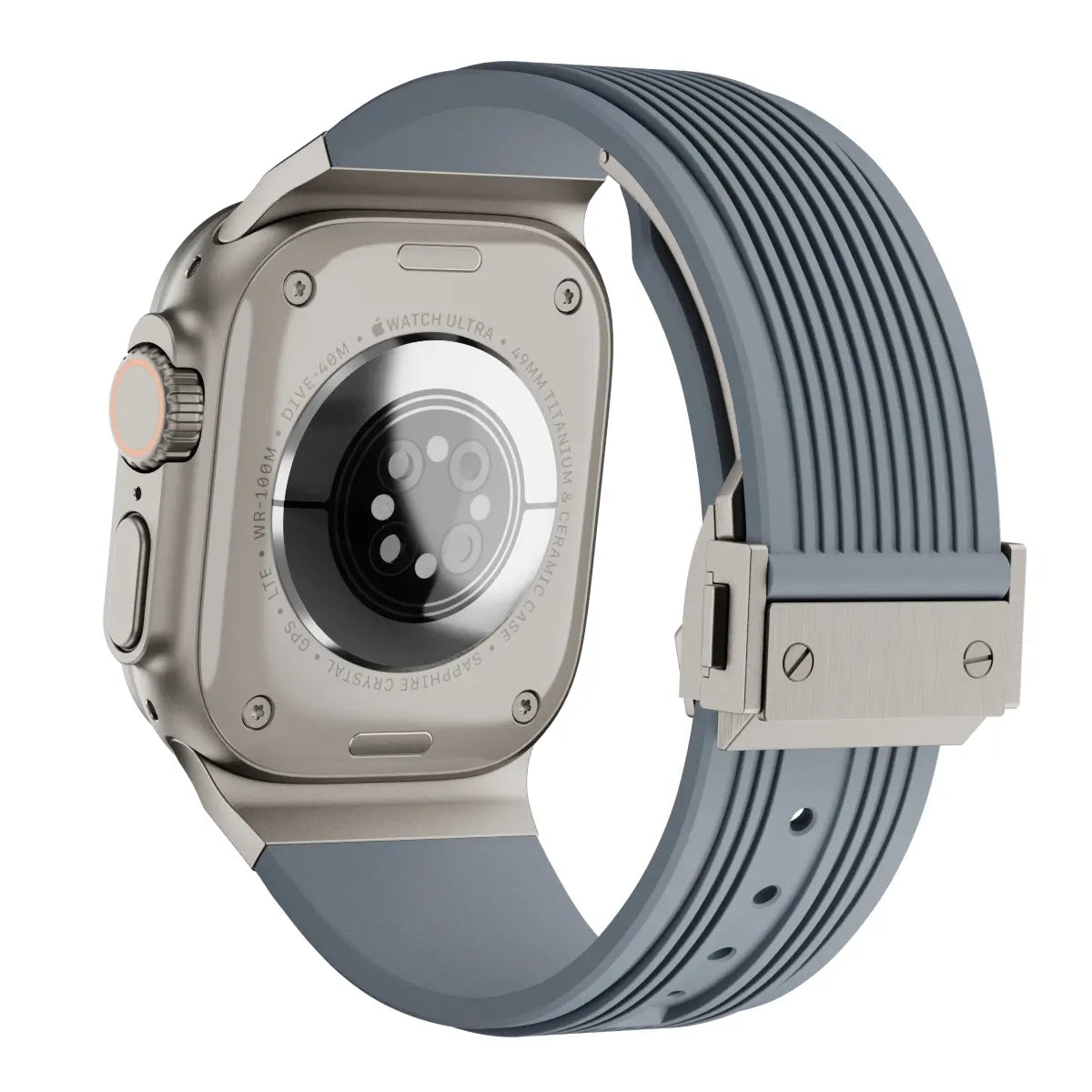 Liquid Elastic Silicone Strap, grey