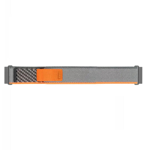 Garmin Vivomove Luxe Trail Nylon Strap (Grey/Orange)