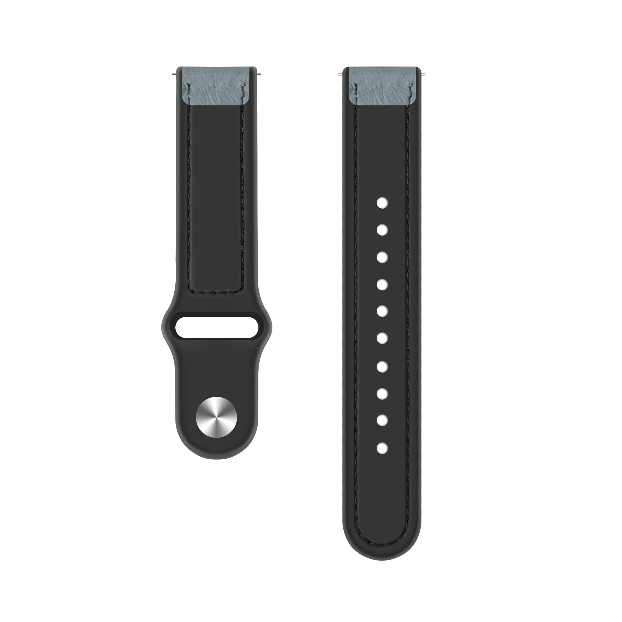 OnePlus Watch 3 Leather Hybrid Strap (Grey)