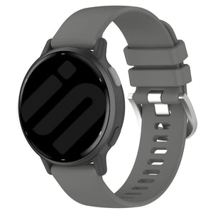 Garmin Vivomove Luxe Classic Silicone Strap (Dark Grey)