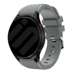 Amazfit Bip U (Pro) Twill Silicone Strap (Grey)