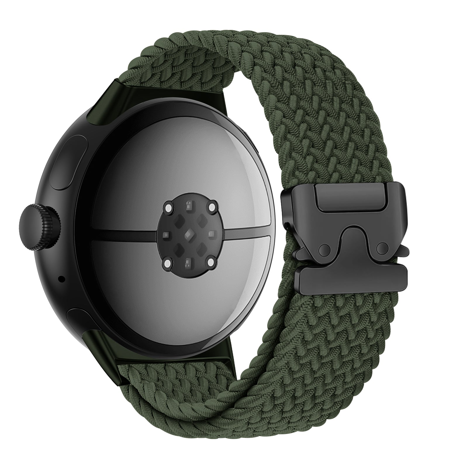 Google Pixel Watch 3 - 45mm Braided Strap with P-Buckle (Green)