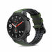 Xiaomi Amazfit GTR Silicone/Leather Strap (Black/Green)