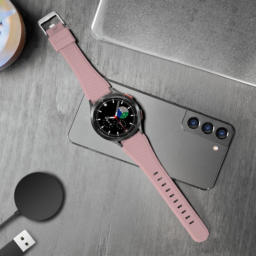 Samsung Galaxy Watch 4 Classic 46mm Silicone Strap (Pink)