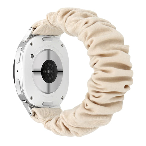 Samsung Galaxy Watch 8 - 44mm Scrunchie Strap (Starlight)
