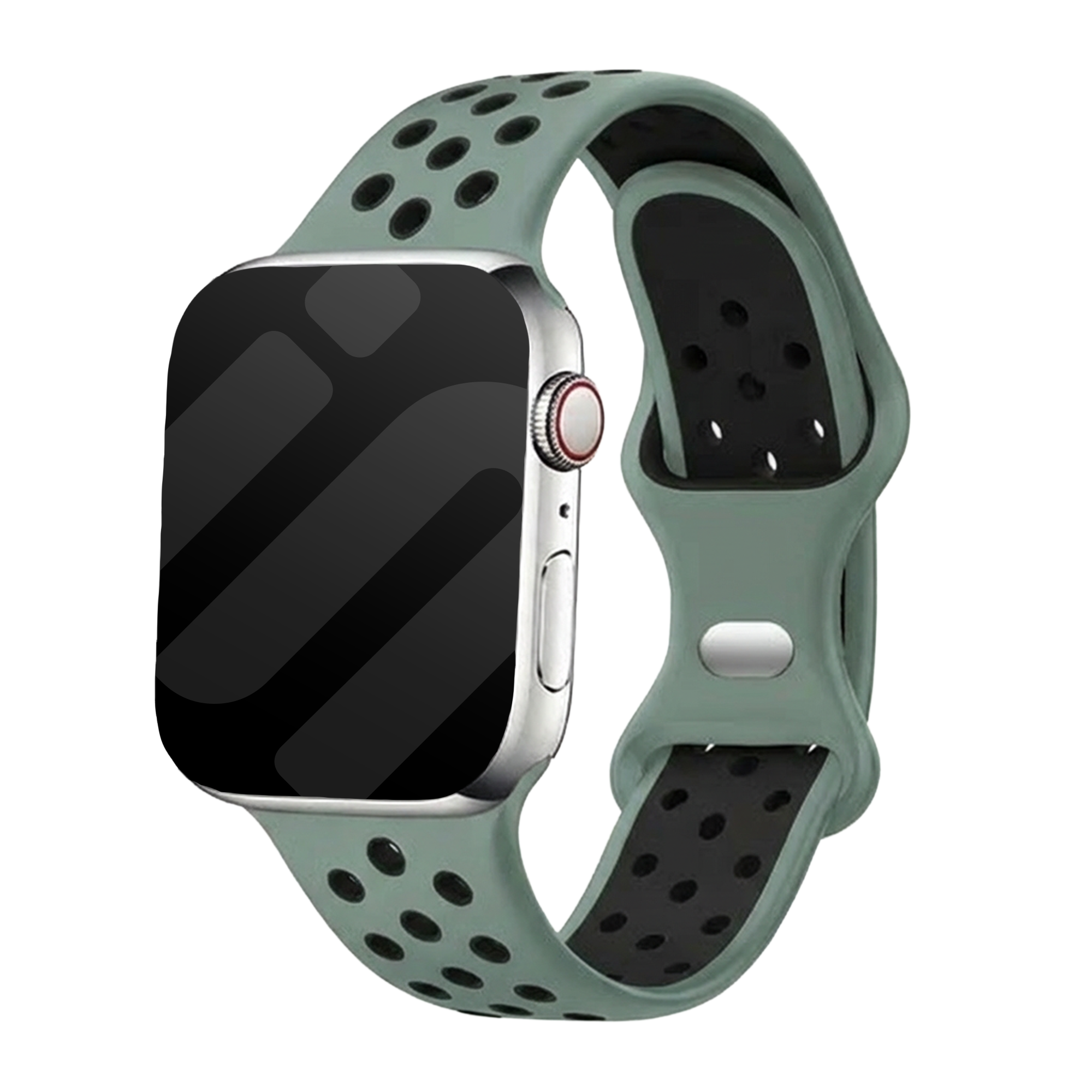 Apple Watch Sport Strap (Cyan/Black)