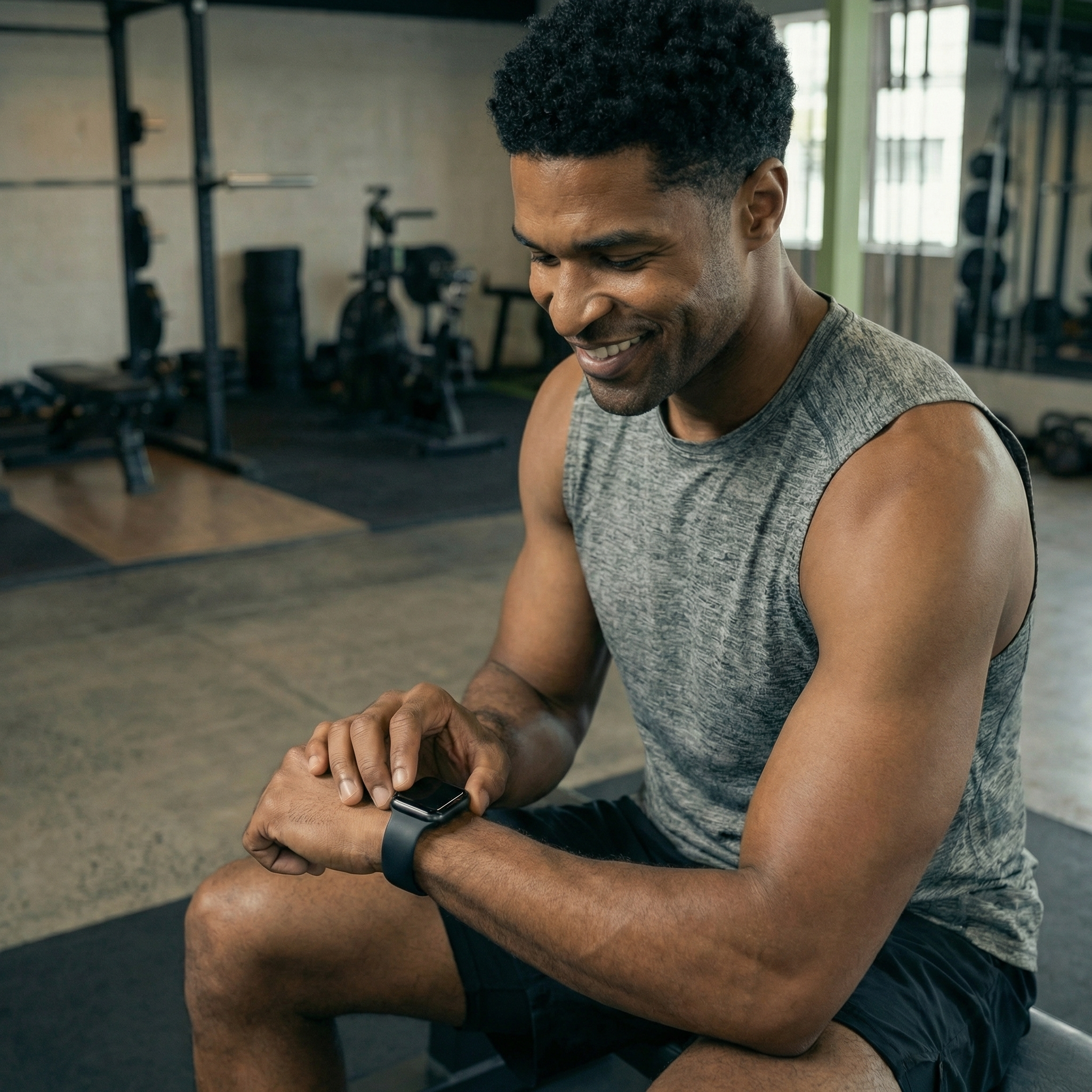 Apple Watch Silicone Strap (Black)