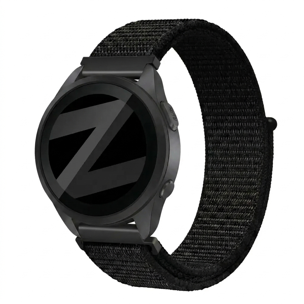 Bandz Garmin Forerunner 165 Nylon Loop Strap (Black)