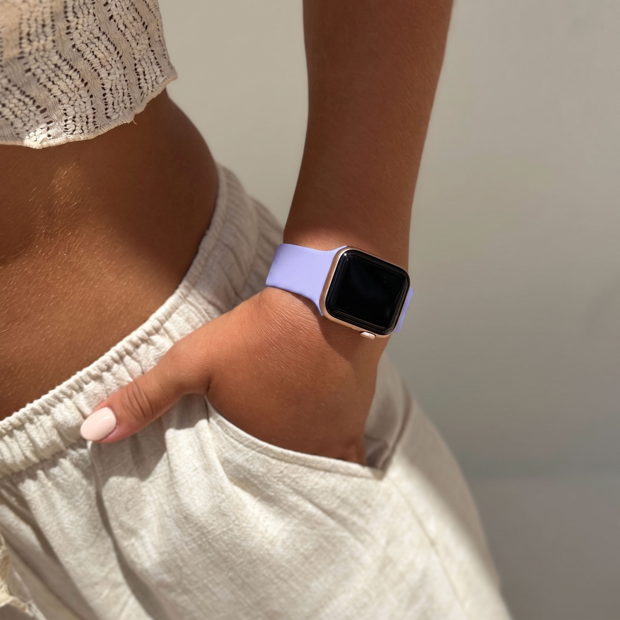 xoxo Wildhearts Apple Watch Silicone Strap (Light Purple)