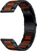 Garmin Venu 3 Wooden / Steel Strap (Black)