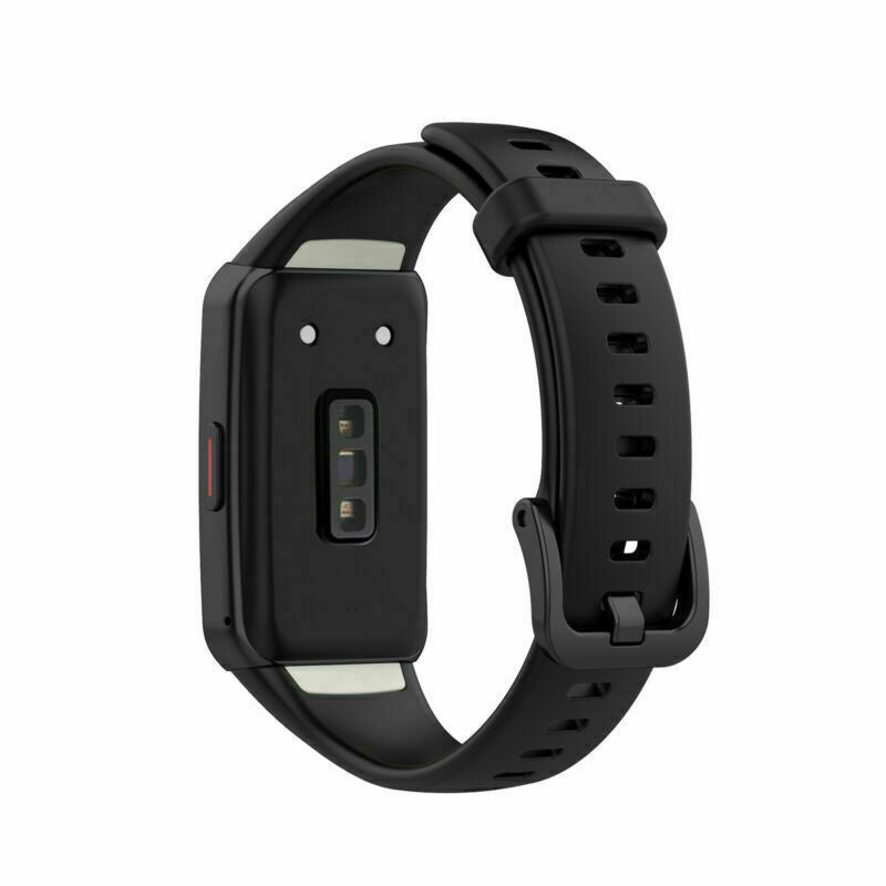 Cinturino Compatibile Con Huawei Band 6 / Band 6 Pro E Honor Band 7 / Band 6 – 22mm In Silicone Morbido Con Chiusura In Acciaio, 3 Clip Di Ricambio