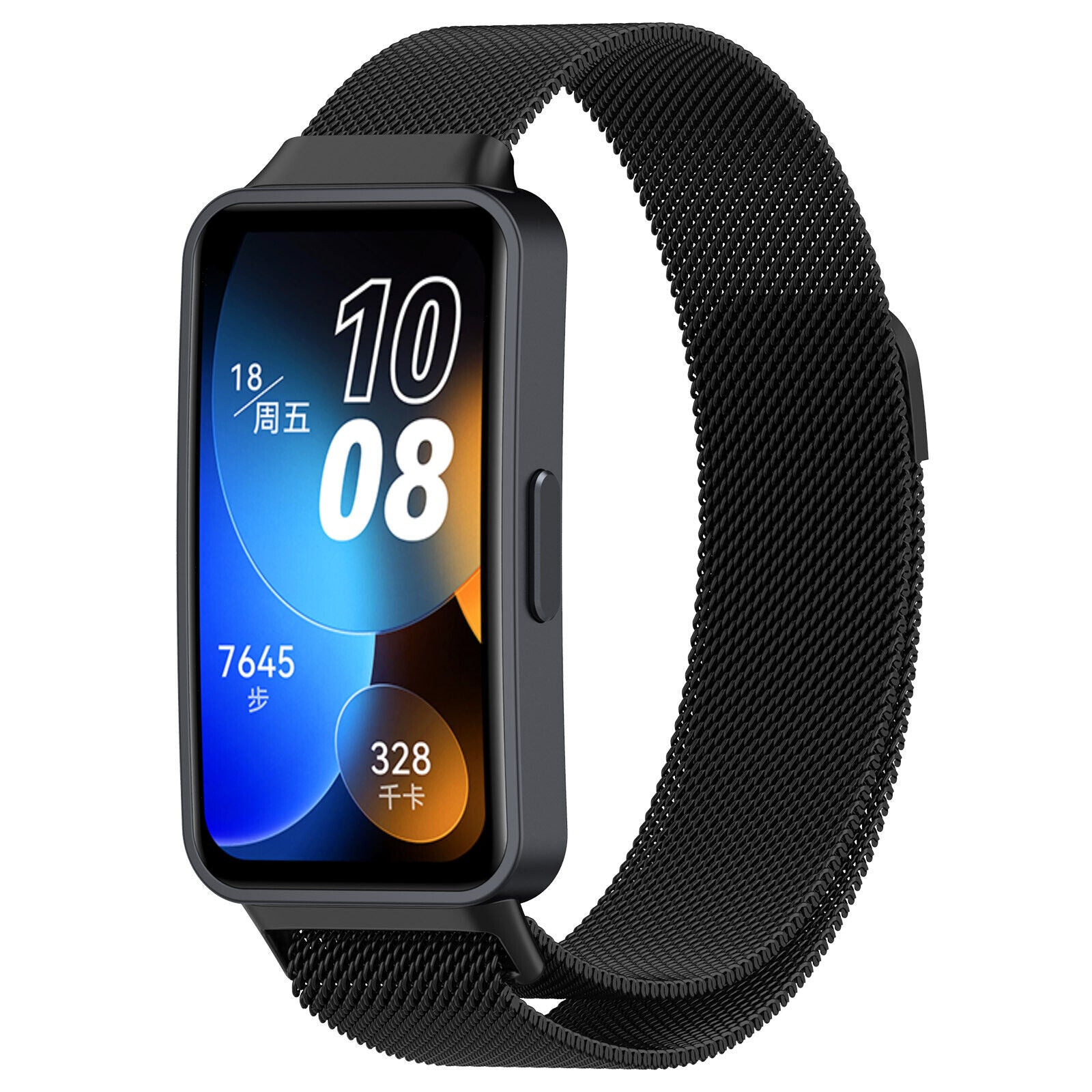 huawei-band-8-milanese-band-zwart