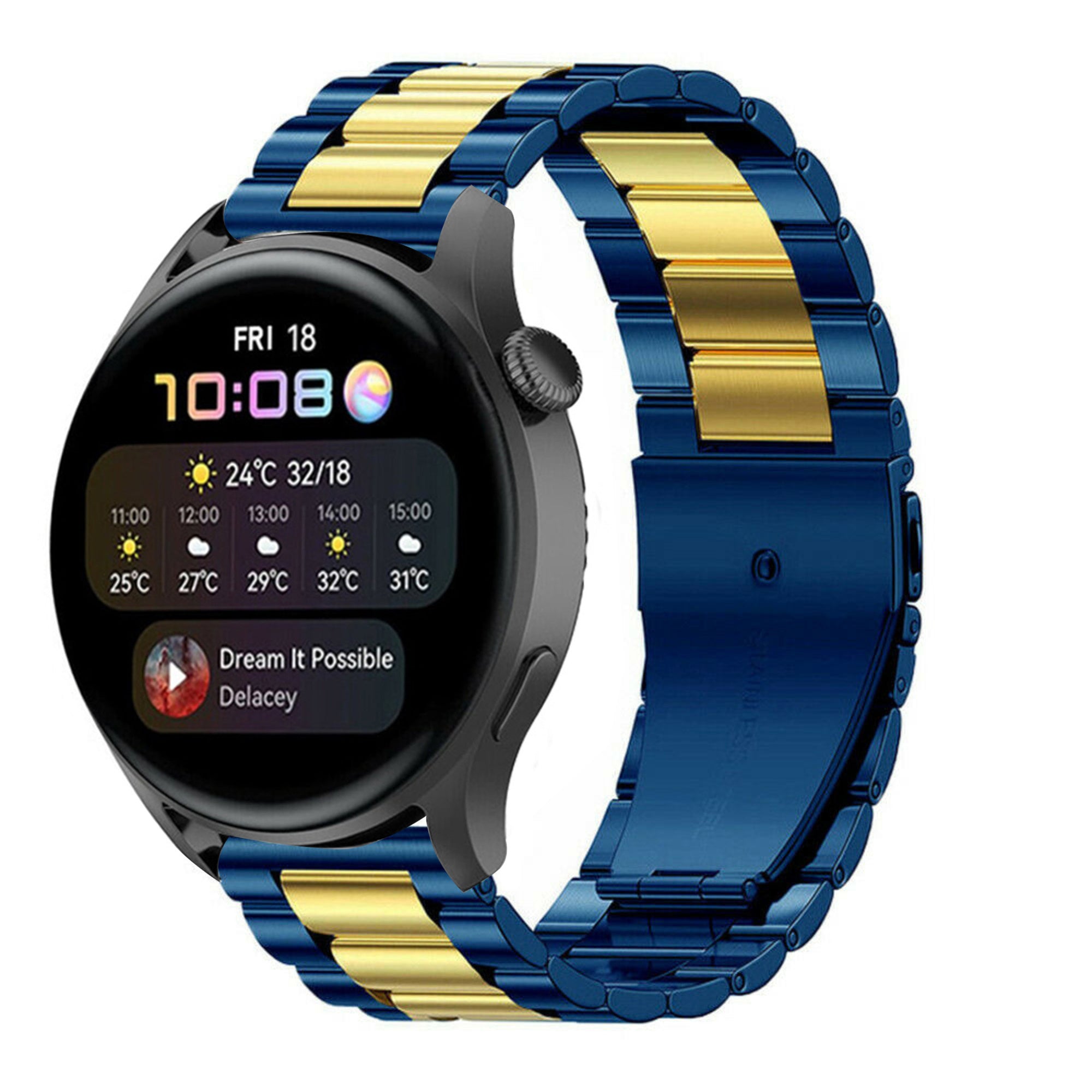 huawei-watch-3-stalen-band-blauw-goud