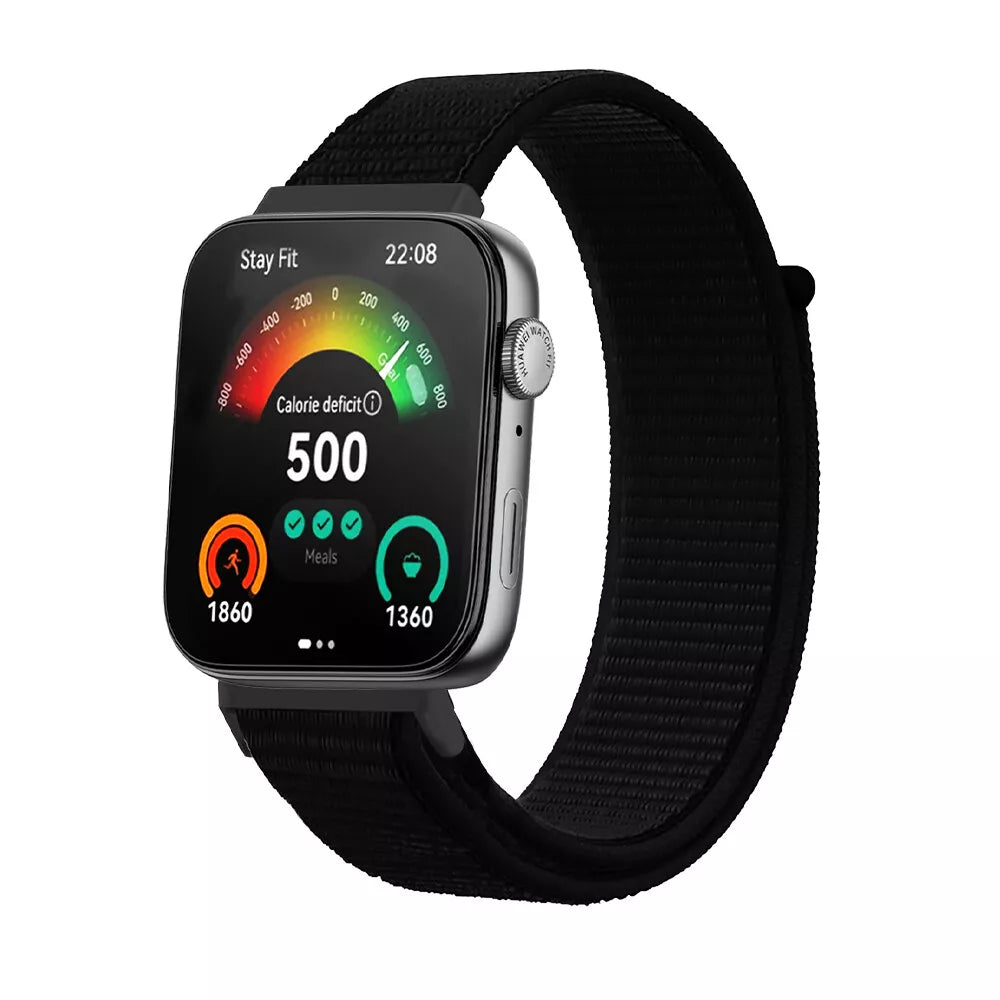 Huawei Watch Fit Nylon Strap (Black) - Main Image