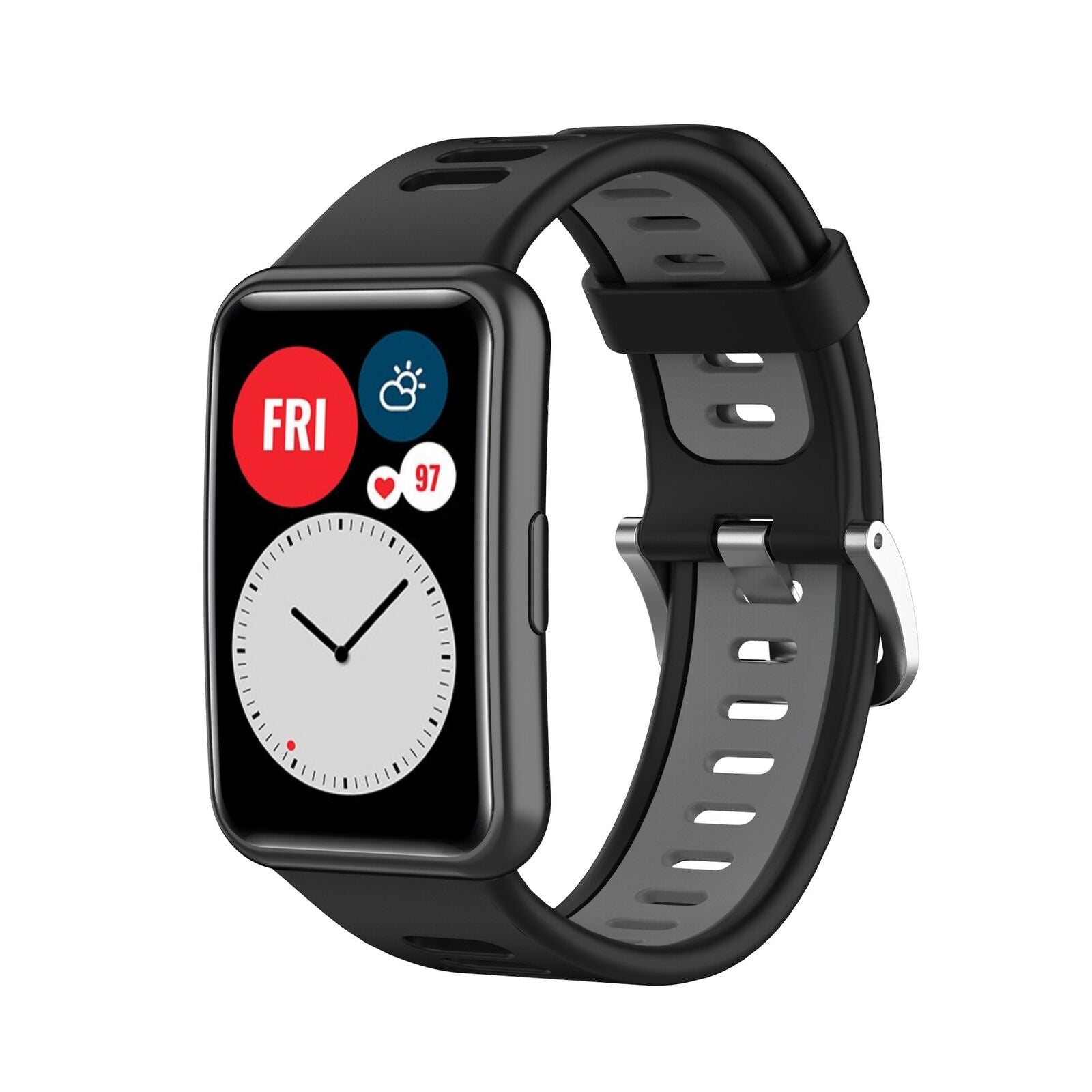 Huawei Watch Fit SE Sport Buckle Strap (Black/Grey)
