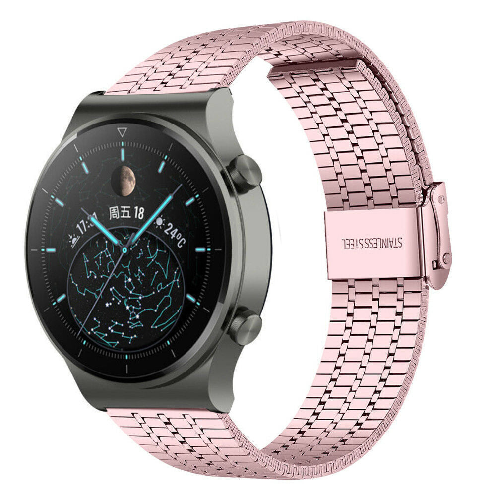 huawei-watch-gt-2-pro-luxe-stalen-band-roze