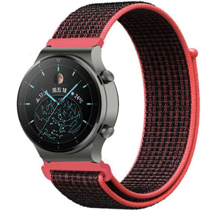 huawei-watch-gt-2-pro-nylon-band-zwart-rood