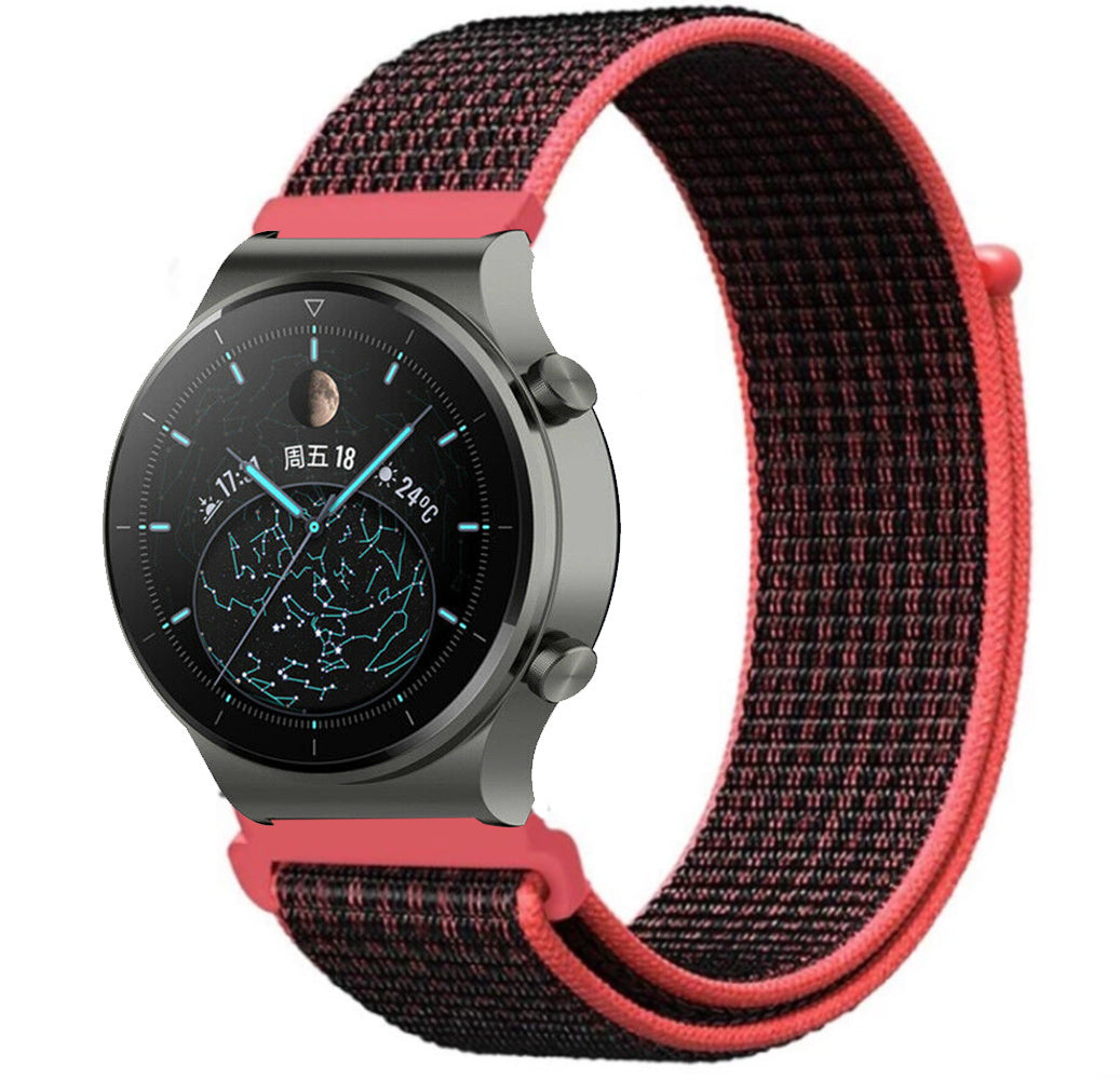 huawei-watch-gt-2-pro-nylon-band-zwart-rood