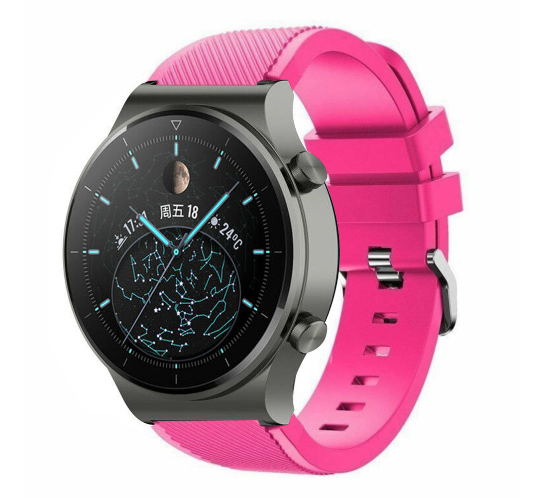 huawei-watch-gt-2-pro-siliconen-bandje-knalroze