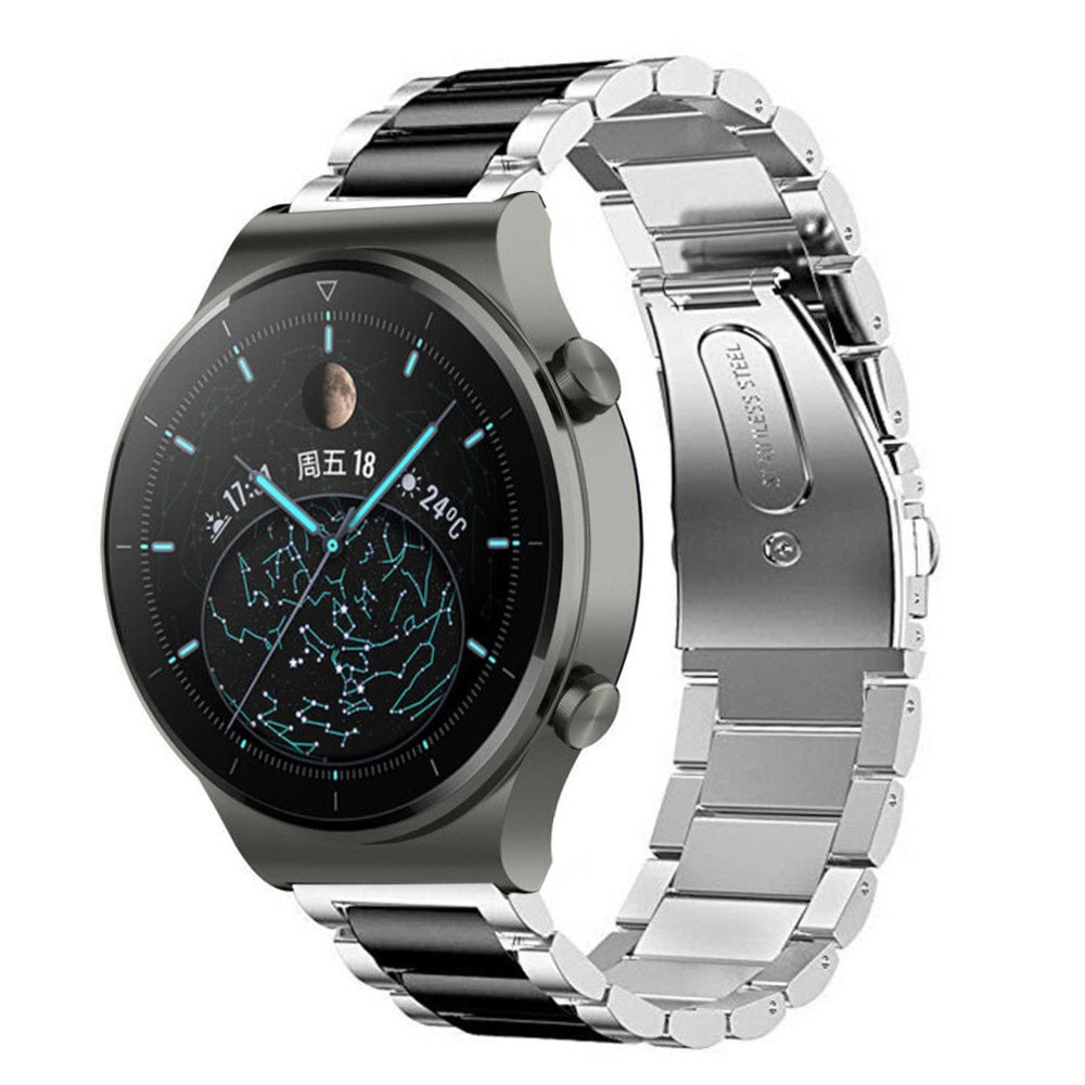 huawei-watch-gt-2-pro-stalen-band-zilver-zwart