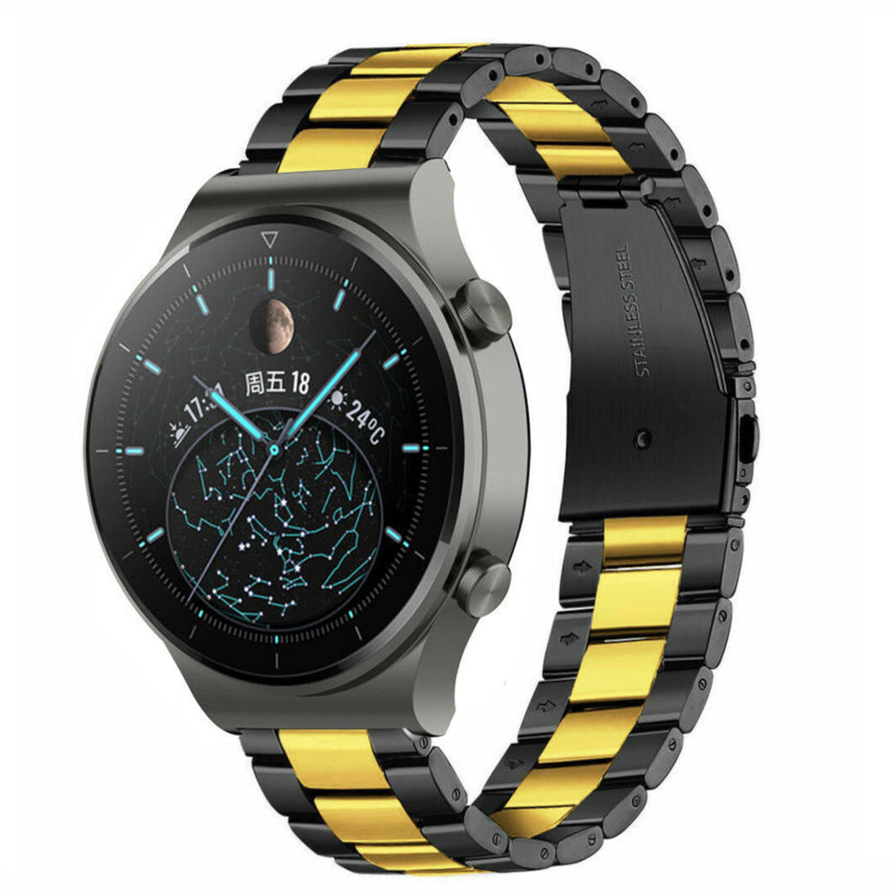 huawei-watch-gt-2-pro-stalen-band-zwart-goud