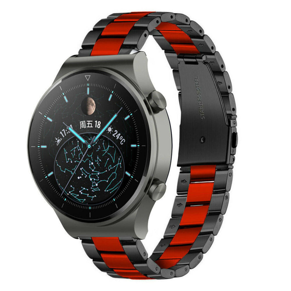 huawei-watch-gt-2-pro-stalen-band-zwart-rood