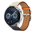 Huawei Watch GT 3 46mm Leather Strap (White/Navy Blue)