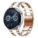 Huawei Watch GT 3 46mm Steel Strap (Rose Gold/White)