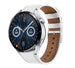 Huawei Watch GT 3 46mm Leather Strap (White)