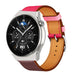 Huawei Watch GT 3 Pro 46mm Leather Strap (Pink/Red Brown)