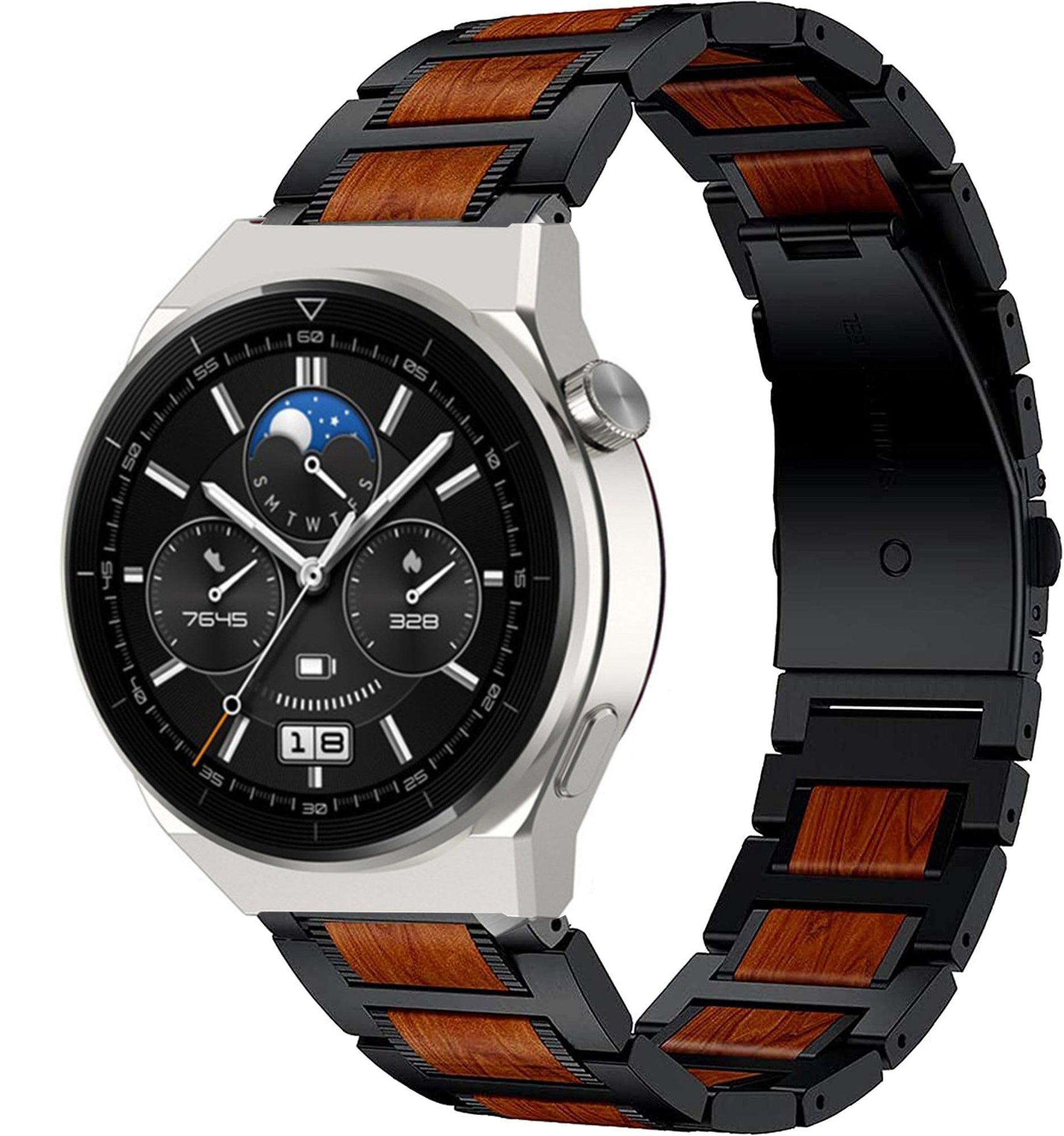 huawei-watch-gt-3-pro-46mm-stalen-houten-bandje-zw