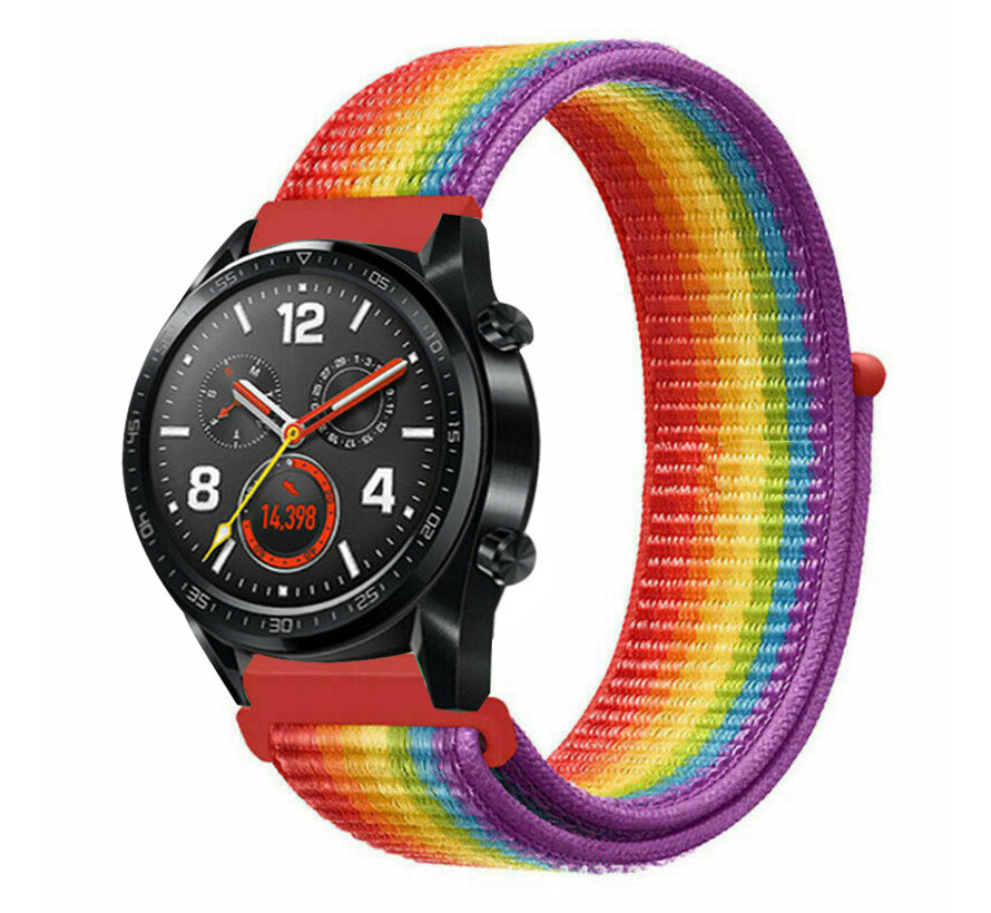 huawei-watch-gt-nylon-bandje-regenboog