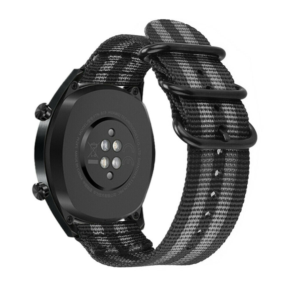 Amazfit Balance Nylon Buckle Strap (Black/Grey)